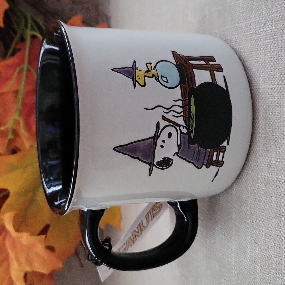 LAST CHANCE Peanuts Halloween Mug  Snoopy  Woodstock Witches Brew  New with tags - Picture 5 of 5